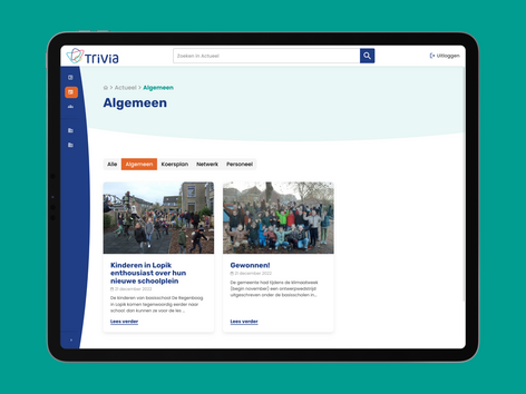 Trivia Intranet - Actueel - iPad Pro 2020