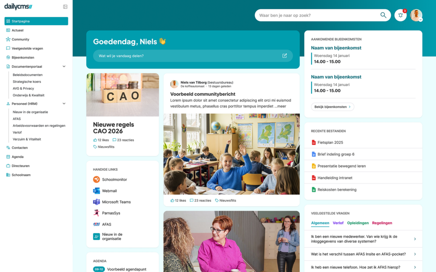 startpagina intranet