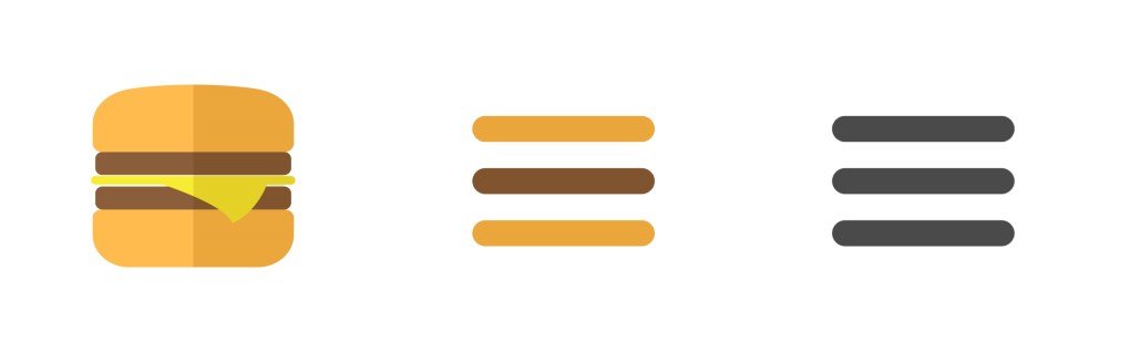 hamburger into stripes