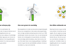 energiedirect.nl: Voordelen met social proof gecombineerd.