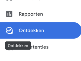 Padverkenning menu
